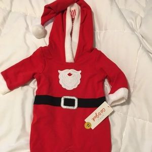 Santa Outfit 0-3 NWT